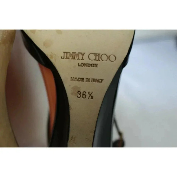 ladies JIMMY CHOO London wedges size 36.5 - Picture 9 of 10